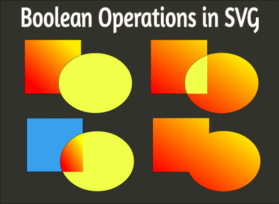 Boolean Operations in SVG Using Javascript