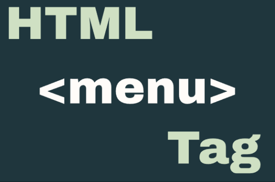 HTML <menu> Element